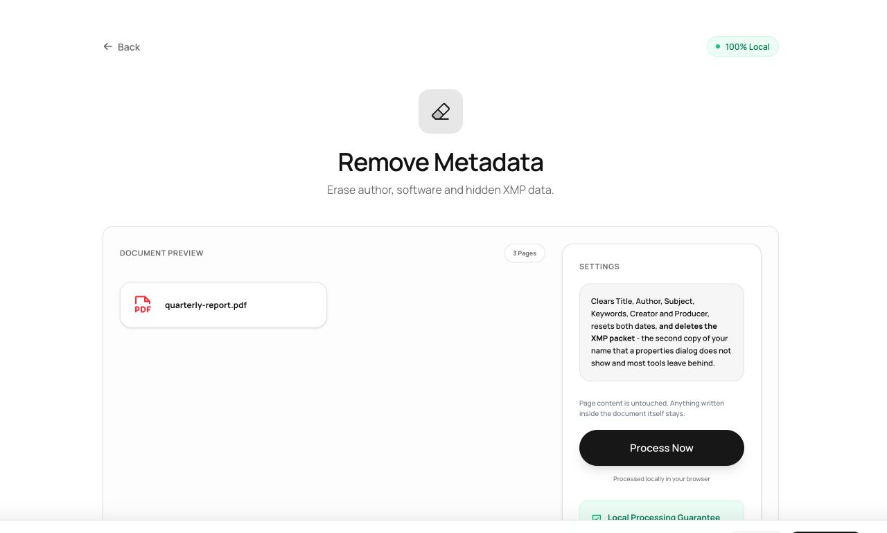 The Data Hiding Inside Your PDFs (And How to Strip It)
