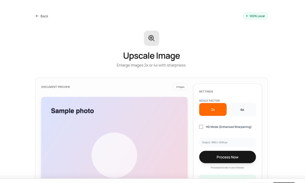 Enlarging Small Images Cleanly in the Browser