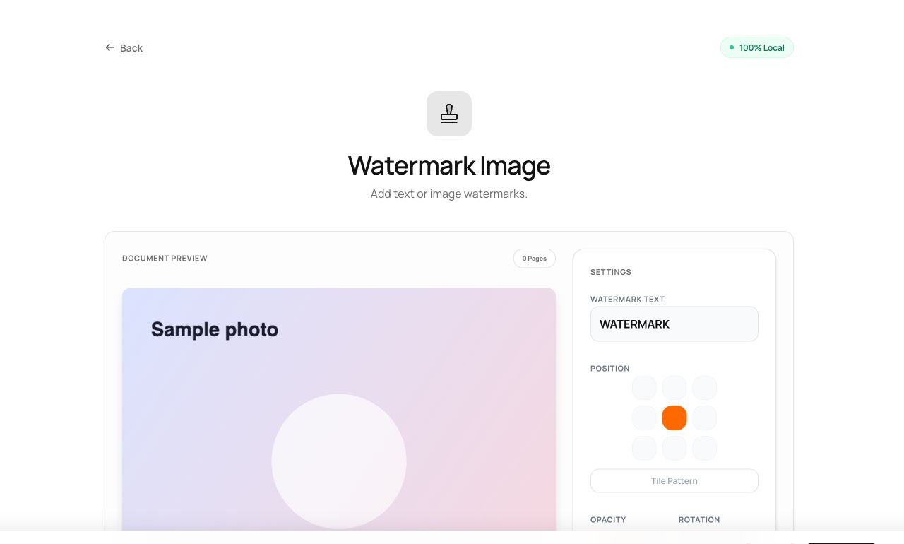 Watermarking Photos Before They Travel